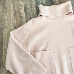 Mango Pink Turtleneck Sweater size M